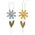 Distressed Wood Daisy Hanger - 2 Asstd., 39155