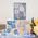 Blue Floral 4.5in x 6in. Blocks 3 Asstd., 397174