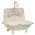 Distressed White Faucet Bathtub Soap Dish, 70225