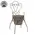 Metal Garden Chair Planter, 70231