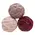 Valentine Velvet Wrapped Bowl Filler - 2.5" - 3 Asstd., CW5023