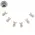 Fuzzy Tail Bunny Garland - 57", SA112621