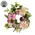 Blushing Butterfly Garden Candle Ring - 6.5", SA112640