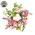 Blushing Butterfly Garden Candle Ring - 3", SA112641