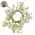 Blushing Blessed Clover Candle Ring - 1-1/2 In, SA112666