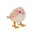 Felt Standing Spring Bird, 3 Asstd.