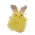 Fuzzy Standing Chick with Bunny Ears, SHN6023