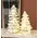 White Sherpa Christmas Tree, 13.5", SR14710362