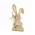 Wood Bunny with Foliage Sitter - 9"H, SUN6016