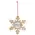 Merry Everything Wooden Snowflake Ornament, 3 Asstd.