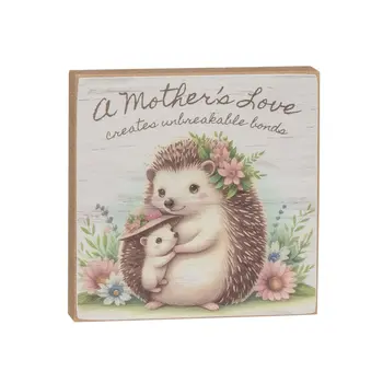 Mother's Love Hedgehog Block - 3 Asstd., 38975