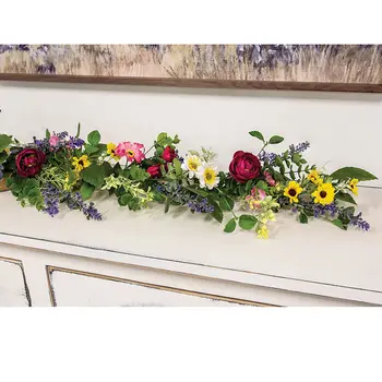 Breezy Summer Blooms Garland - 4 Ft., SA112615