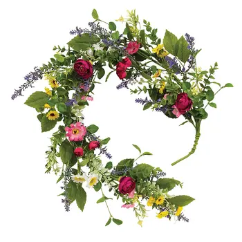 Breezy Summer Blooms Garland - 4 Ft., SA112615