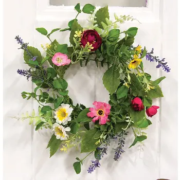 Breezy Summer Blooms Candle Ring - 6", SA112616