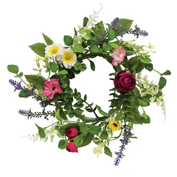 Breezy Summer Blooms Candle Ring - 6", SA112616