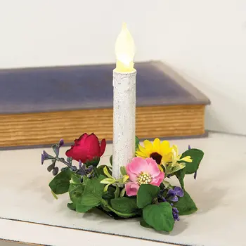 Breezy Summer Blooms Candle Ring - 1.5", SA112618