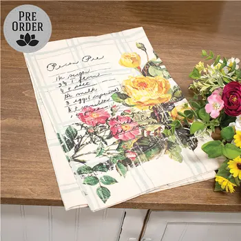 Pecan Pie Recipe Tea Towel - 18" x 28", 19900