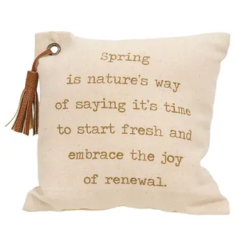 Spring Renewal Mini Cushion 8x8, 19905