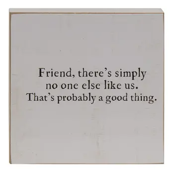 A True Friend Square Block, 2 Asstd.