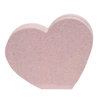 Chunky Glittered Heart Name Card Holders, 3/Set, 38960