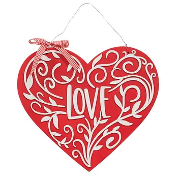 Vined Love Hanging Heart Sign, 38961
