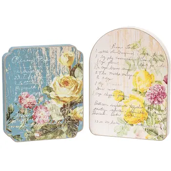 Vintage Rose Pecan Pastry Recipe Block - 2 Asstd., 38984