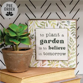 Plant a Garden Box Sign, 38991