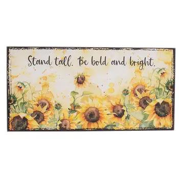 Stand Tall Watercolor Sunflower Sign, 39039
