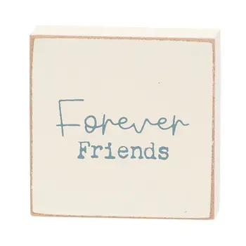 Forever Friends Vintage Floral 2" Square Block - 4 Asstd., 39049