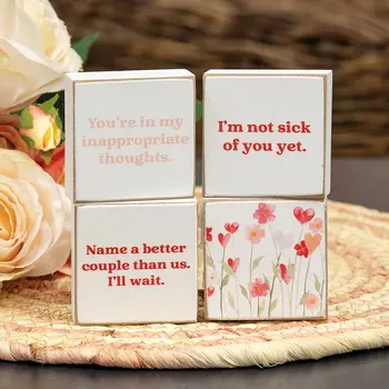 Not Sick of You 2" Square Block - 4 Asstd., 39066
