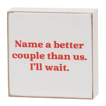 Not Sick of You 2" Square Block - 4 Asstd., 39066