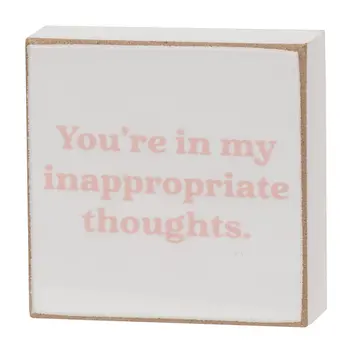 Not Sick of You 2" Square Block - 4 Asstd., 39066