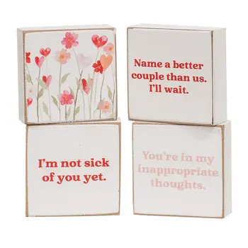 Not Sick of You 2" Square Block - 4 Asstd., 39066