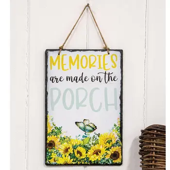 Slate Porch Memories Hanger, 39101Slate Porch Memories Hanger, 39101
