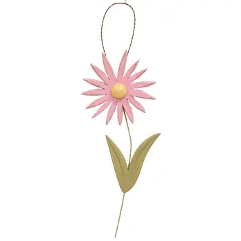 Distressed Wood Flower Hanger - 2 Asstd., 39117