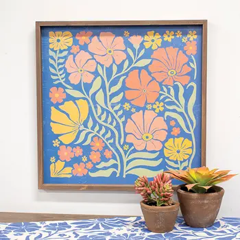 Flower Framed Print 17.5in x 17.5in, 39177