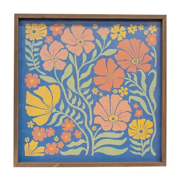 Flower Framed Print 17.5in x 17.5in, 39177