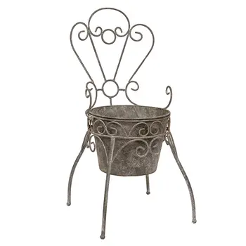 Metal Garden Chair Planter, 70231