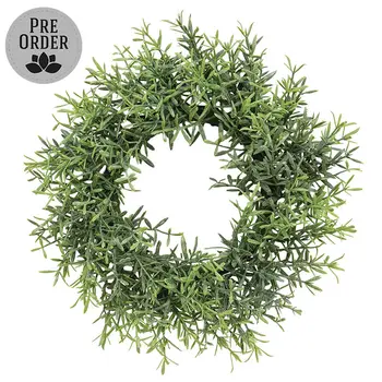 Dusty Rosemary Candle Ring - 4 In, CB042634