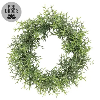 Dusty Rosemary Candle Ring - 6-1/2 In, CB042636