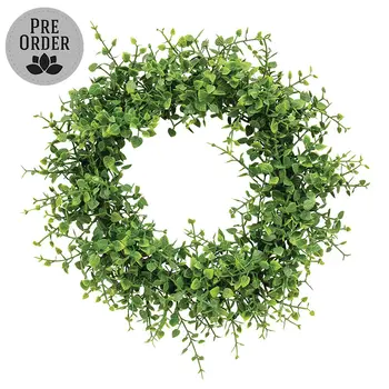 Verdant Baby Eucalyptus Candle Ring - 6-1/2 In, CB042656