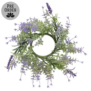 Golden Trumpet & Lavender Candle Ring - 3-1/4 In, CB042646