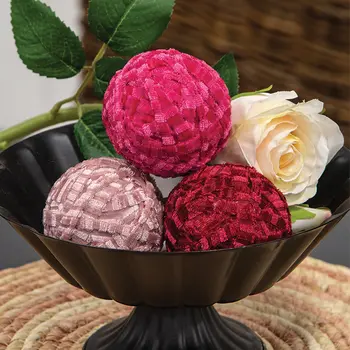 Valentine Chenille Wrapped Bowl Filler - 2.5" - 3 Asstd., CW5069