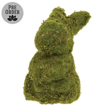Sitting Mossy Bunny - 4 In H, QE152654