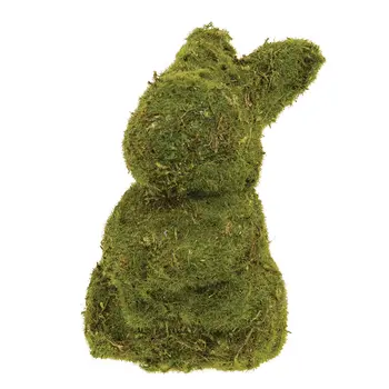 Sitting Mossy Bunny - 4 In H, QE152654