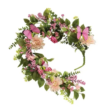 Blushing Butterfly Garden Garland - 4 Ft. , SA112639