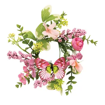 Blushing Butterfly Garden Candle Ring - 3", SA112641