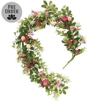 New Growth Blooms & Eggs Garland - 4 Ft, SA112655