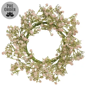 Blushing Blessed Clover Candle Ring - 6-1/2 In, SA112664