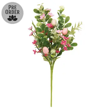 New Growth Blooms & Eggs Spray - 20 In, SA112670